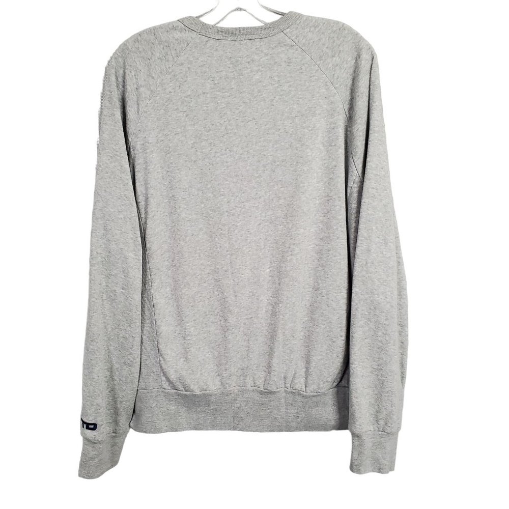 True Driving Mens XL Shirt Pullover Long Sleeve Lined Ribbed NYC Streetwear Gray - Picture 3 of 8